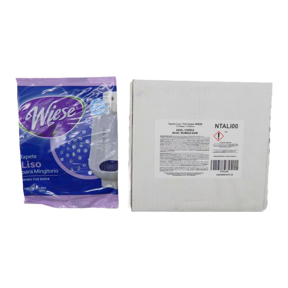 Tapete Liso P/ Migitorio Chicle Azul C/ 12 pzs Wiese