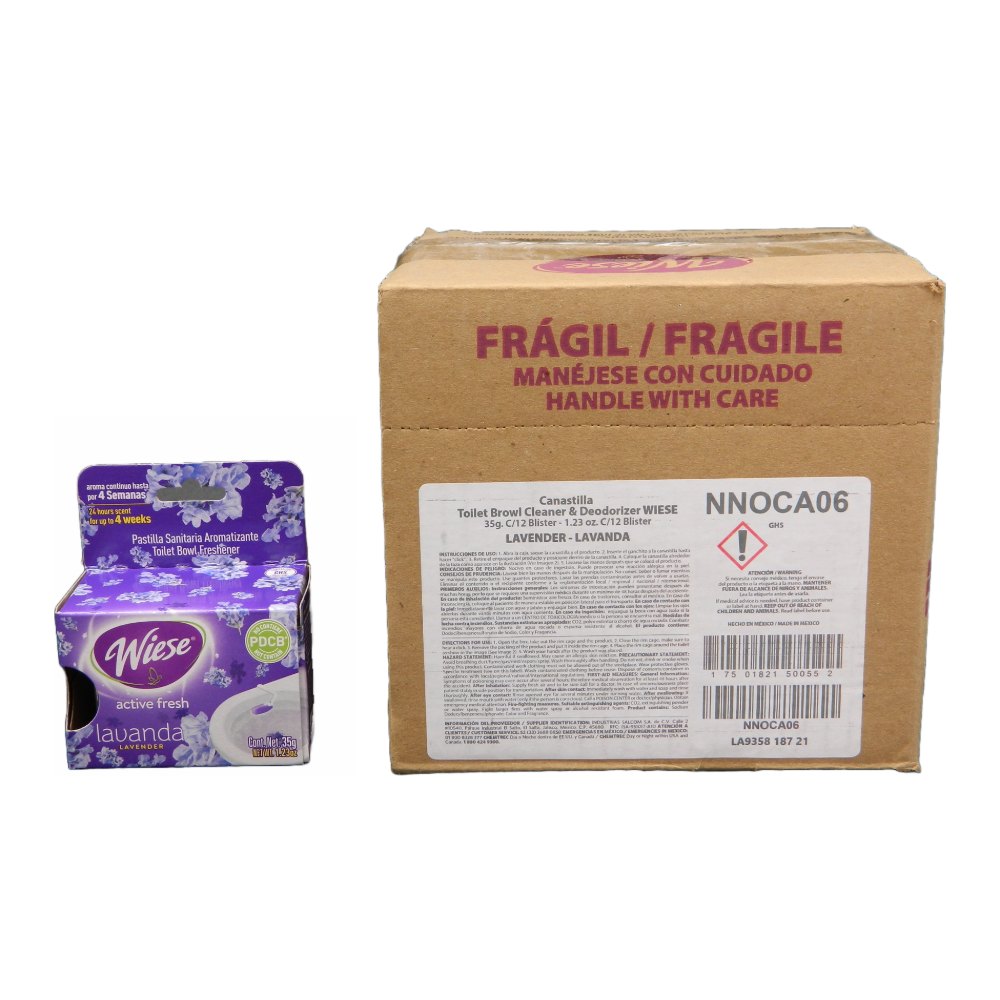 Pastilla Canastilla Lavanda 35grs C/ 12 pzs Wiese