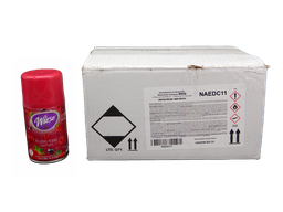 [001528] Repuesto Aromatizante Aerosol 180 grs Frutos Rojos C/ 12 pzs Wiese