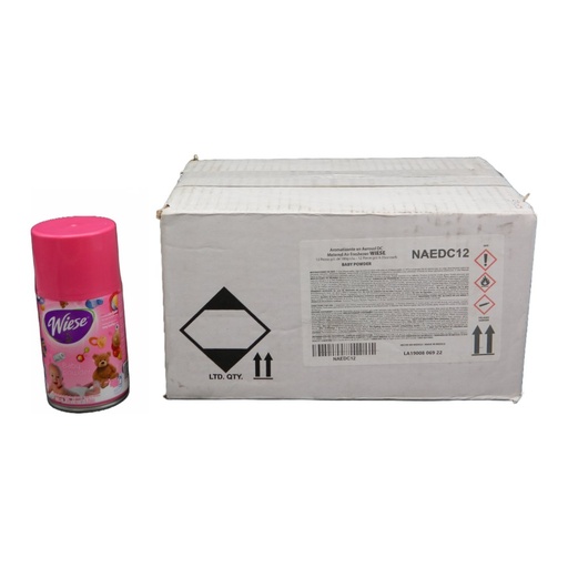 [001529] Repuesto Aromatizante Aerosol 180 grs Bebe C/ 12 pzs Wiese