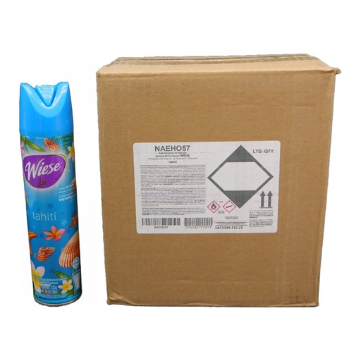 [001537] Aromatizante Aerosol 400 ml Tahiti C/ 12 pzs Wiese