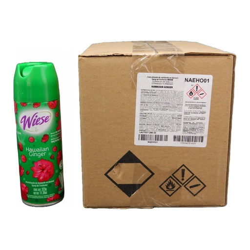[001538] Aromatizante Aerosol 400 ml Hawaian Ginger C/ 12 pzs  Wiese