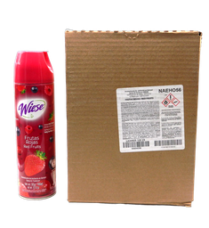 [001539] Aromatizante Aerosol 400 ml Frutas Rojas C/ 12 pzs  Wiese