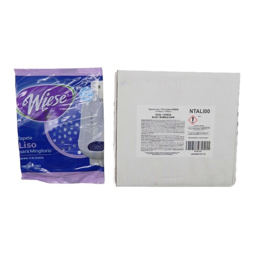 [001599] Tapete Liso P/ Migitorio Chicle Azul C/ 12 pzs Wiese