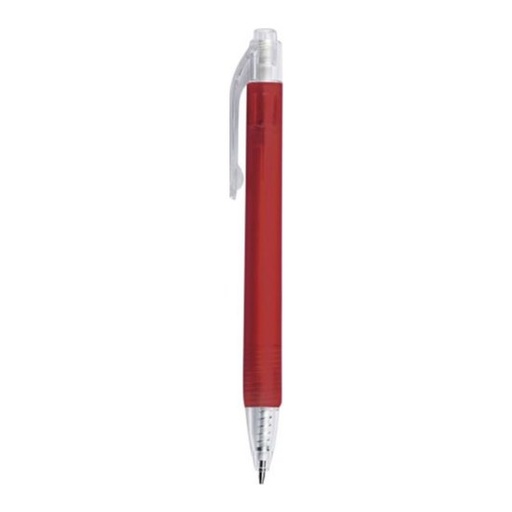 [001810] Boligrafo Furor Rojo Traslucido PromoOpcion