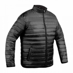 [001957] Chamarra Norfolk Negro Doble Extra Grande PromoOpcion
