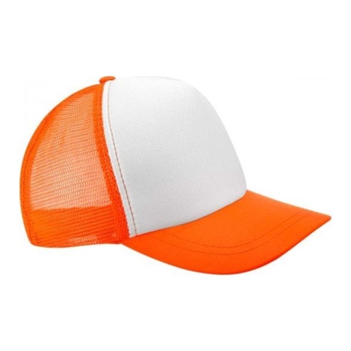 [002001] Gorra Trucker Naranja Neon PromoOpcion