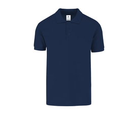 [002167] Polo Pique Caballero Manga Corta 50% Algodón 50% Poliester Azul Marino Extra Grande Yazbek