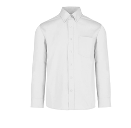 [002182] Camisa Gabardina Caballero Manga Larga 50% Algodón 50% Poliester Blanco Extra Grande Yazbek