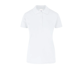 [002414] Polo Pique Dama Manga Corta 50% Algodón 50% Poliester Blanco Grande Yazbek
