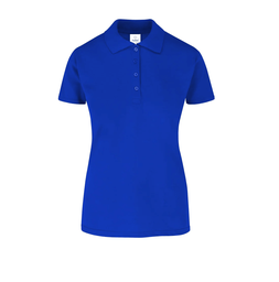 [002420] Polo Pique Dama Manga Corta 50% Algodón 50% Poliester Azul Royal Chica Yazbek