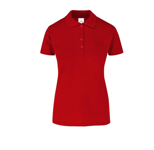 [002427] Polo Pique Dama Manga Corta 50% Algodón 50% Poliester Rojo Extra Grande Yazbek