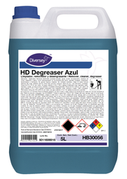 [002525] Limpiador Desengrasante HD Degreaser Azul 5 Lts C/ 4 pzs Diversey