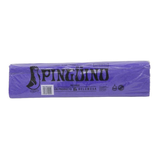 [002732] Papel Crepe Pingüino Morado C/ 10 pzs Belumosa