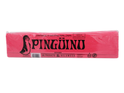 [002735] Papel Crepe Pingüino Rojo C/ 10 pzs Belumosa