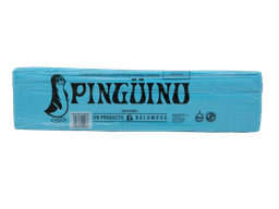 [002736] Papel Crepe Pingüino Azul Turquesa C/ 10 pzs Belumosa