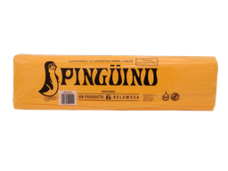 [002742] Papel Crepe Pingüino Amarillo Huevo C/ 10 pzs Belumosa