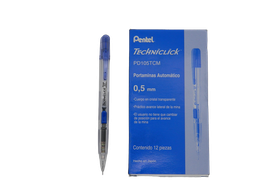 [002793] Lapicero Techniclick 0.5 mm Azul C/ 12 pzs Pentel