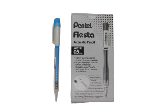 [002796] Lapicero Fiesta 0.5 mm Azul Cielo C/ 12 pzs Pentel