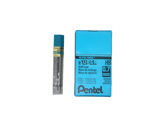 [002808] Puntillas Hi-Polymer 0.7 mm C/ 12 puntillas C/ 12 pzs Pentel