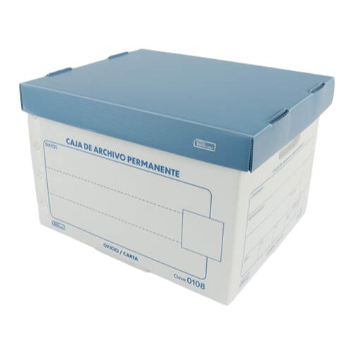[002900] Caja Archivo Plastico Reforzada T/ Carta/Oficio Printaform