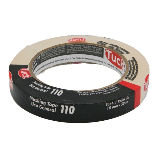 [002930] Masking Tape T-110 18 x 50 C/ 48 pzs Tuk