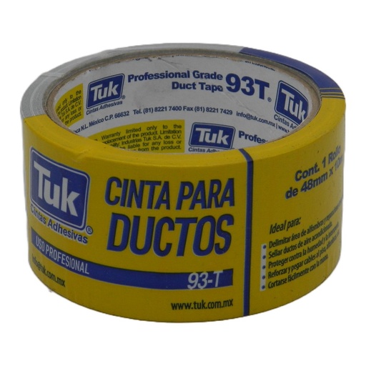 [002943] Cinta Ductos T-93 48 x 10 C/ 6 pzs Tuk