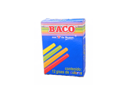 [002993] Gis Moldeado Colores Surtidos C/ 12 pzs Baco