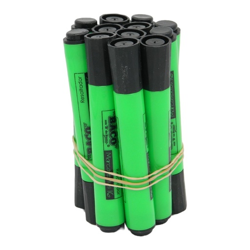 [003034] Marcatexto 16 Verde C/ 12 pzs Baco