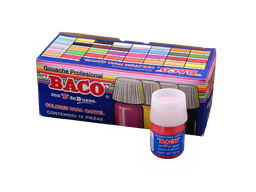 [003051] Pintura Cartel 55 Carmin 20 ml C/ 10 pzs Baco