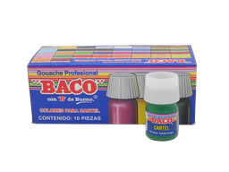 [003058] Pintura Cartel 62-A Verde Varones 20 ml C/ 10 pzs Baco