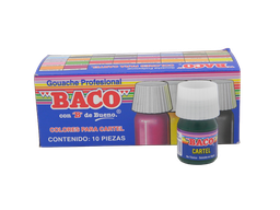 [003060] Pintura Cartel 63-A Verde Obscuro 20 ml C/ 10 pzs Baco