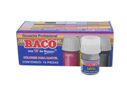 [003077] Pintura Cartel 70 Plata 20 ml C/ 10 pzs Baco