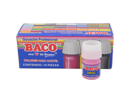 [003084] Pintura Cartel 82 Rosa Pastel 20 ml C/ 10 pzs Baco