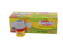 [003094] Pintura Acrilica 354-A Rojo 15 ml C/ 10 pzs Baco