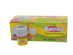 [003112] Pintura Acrilica 369 Oro Palido 15 ml C/ 10 pzs Baco