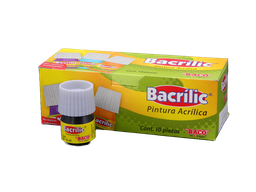 [003115] Pintura Acrilica 373 Negro 15 ml C/ 10 pzs Baco