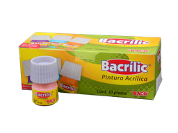 [003124] Pintura Acrilica 382 Rosa Pastel 15 ml C/ 10 pzs Baco