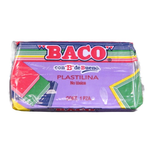 [003150] Plastilina 180 grs 63 Violeta C/ 5 pzs Baco