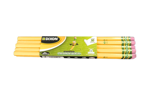 [003211] Lapiz Ticonderoga #2 C/ 10 pzs Dixon