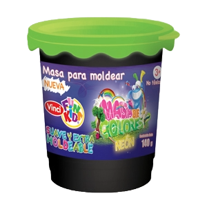 [003233] Masa Vinci 140 grs Verde Neon C/ 4 pzs Dixon