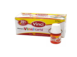 [003257] Pintura Cartel Vinci 54 Bermellon 25 ml C/ 10 pzs Dixon