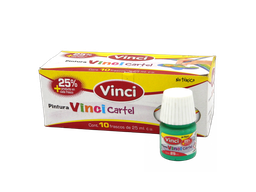 [003266] Pintura Cartel Vinci 62A Verde Verones 25 ml C/ 10 pzs Dixon
