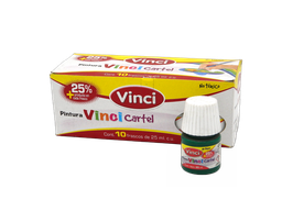 [003267] Pintura Cartel Vinci 63 Verde Esmeralda 25 ml C/ 10 pzs Dixon