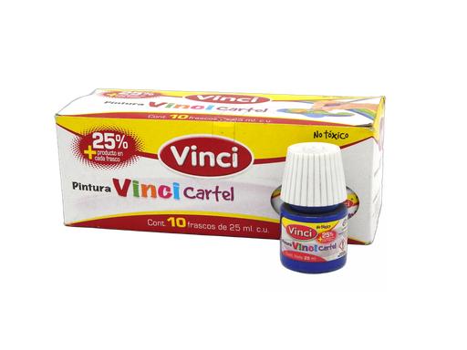 [003271] Pintura Cartel Vinci 66 Azul Ultramarino 25 ml C/ 10 pzs Dixon