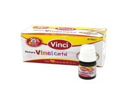 [003277] Pintura Cartel Vinci 73 Negro Bujia 25 ml C/ 10 pzs Dixon