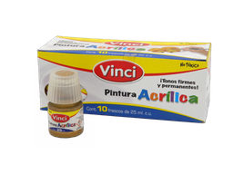 [003293] Pintura Acrilica Vinci 060 Oro 25 ml C/ 10 pzs Dixon