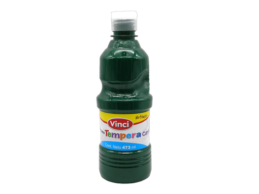 [003314] Pintura Tempera Vinci 473 ml Verde Esmeralda C/ 4 pzs Dixon