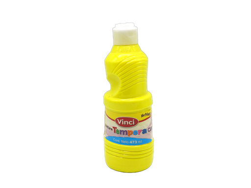 [003328] Pintura Tempera Vinci 473 ml Amarillo Fluorescente C/ 4 pzs Dixon