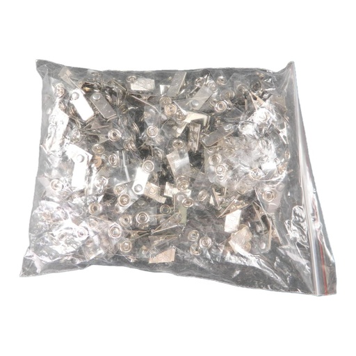 [003400] Broche P/ Gafete Caiman Metalico C/ 100 pzs Mexiquense